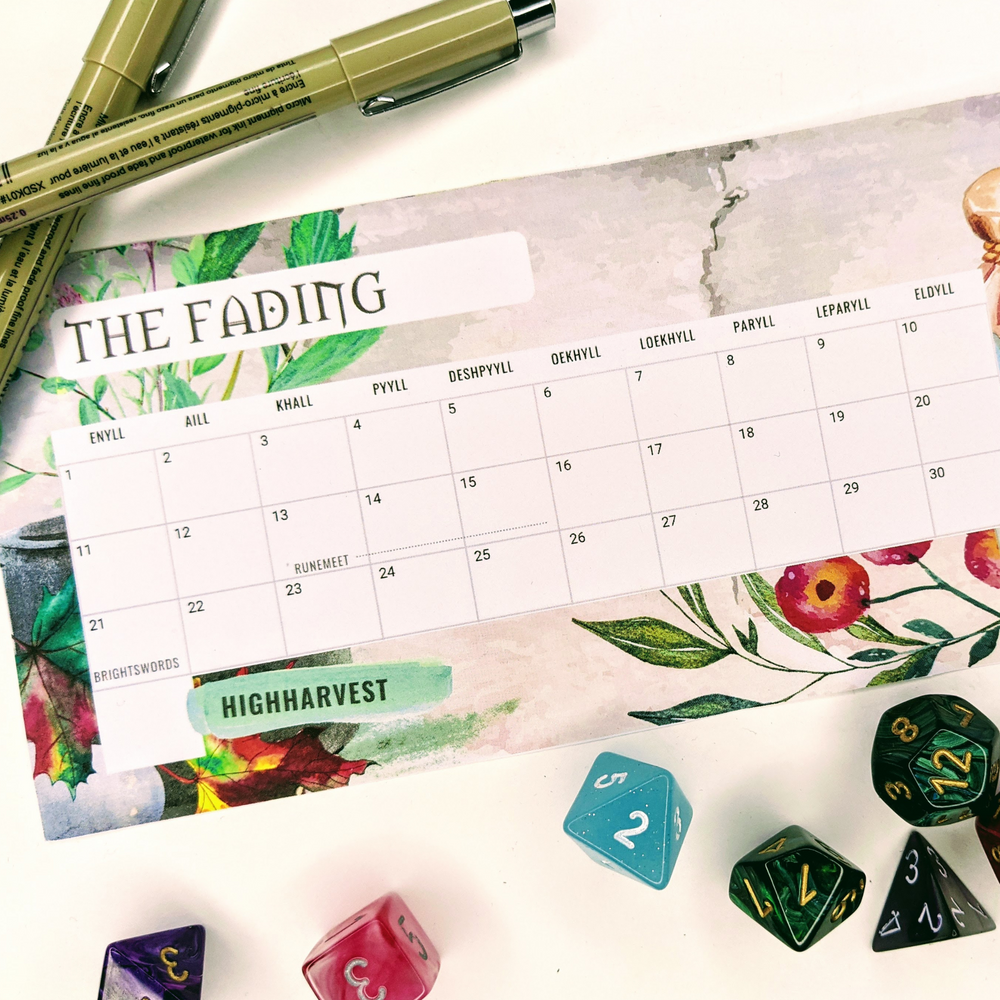 DnD Calendar | Calendar of Harptos | the Calendar of Faerun