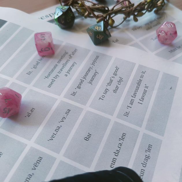 Learn DnD Elvish Lessons in Elvish Vocabulary Everyday Words and