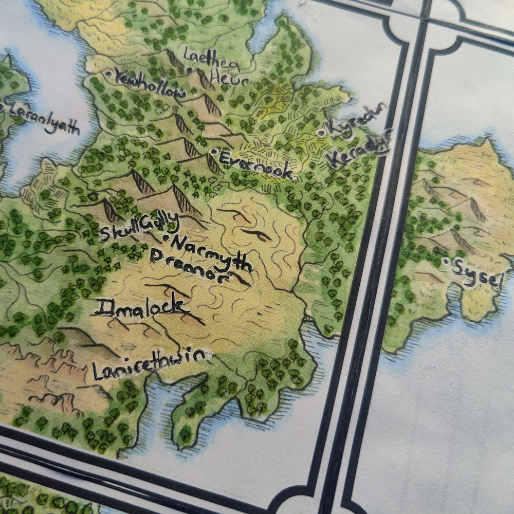 Tips on Fantasy Mapmaking: Marking Up Your Fantasy Map