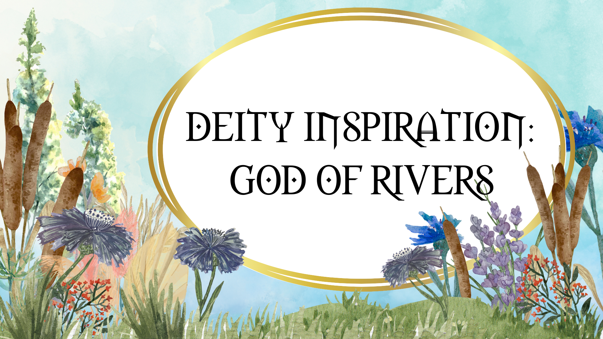 fantasy god ideas river deity