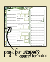 Load image into Gallery viewer, DnD Ranger Character Sheet
