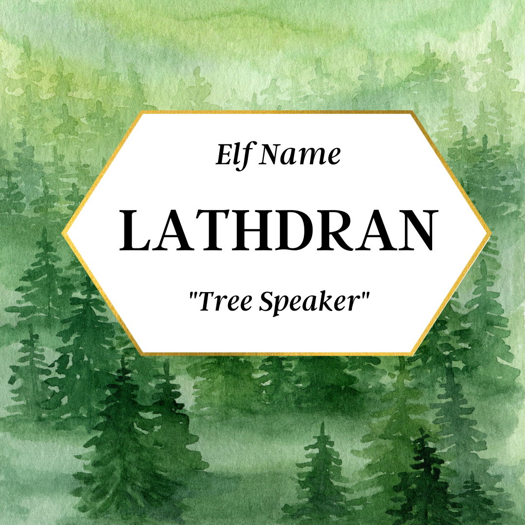 Elf Name meaning tree speaker
