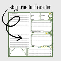 Load image into Gallery viewer, DnD Cottage Wizard Character Sheet
