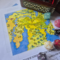 Load image into Gallery viewer, Feywild Realm Map | 4 Tessellated Colour Map Pieces
