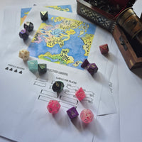 Load image into Gallery viewer, Feywild Realm Map | 4 Tessellated Colour Map Pieces
