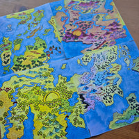 Load image into Gallery viewer, Feywild Realm Map | 4 Tessellated Colour Map Pieces
