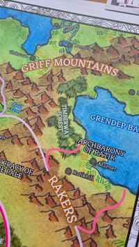 Load image into Gallery viewer, Map of Eastern Flanaess
