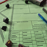 Load image into Gallery viewer, Vintage DnD Character Sheet
