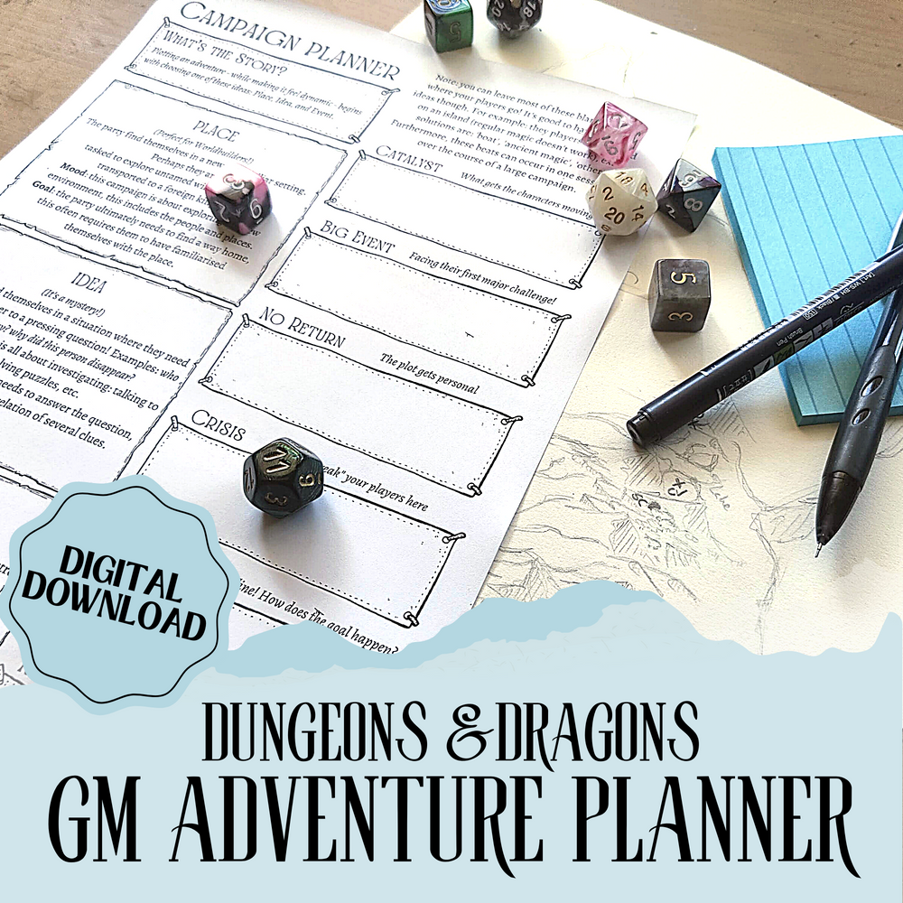 Full Adventure Planner for GMs