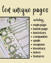 Load image into Gallery viewer, DnD Ranger Character Sheet
