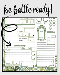 Load image into Gallery viewer, DnD Ranger Character Sheet
