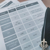 Load image into Gallery viewer, Learn DnD Elvish | Lessons in Elvish | Vocabulary: Everyday Words and Phrases
