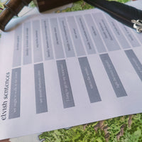 Load image into Gallery viewer, Learn DnD Elvish | Lessons in Elvish | Lesson: Places and Locations
