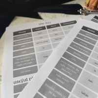 Load image into Gallery viewer, Learn DnD Elvish | Lessons in Elvish | Vocabulary: Time
