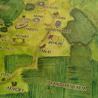 Load image into Gallery viewer, Camp Half Blood Map Poster
