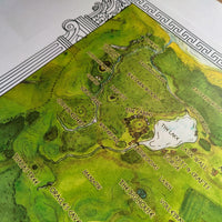 Load image into Gallery viewer, Camp Half Blood Map Poster
