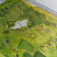 Load image into Gallery viewer, Camp Half Blood Map Poster

