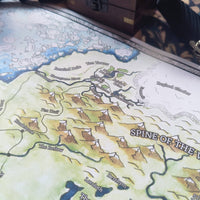Load image into Gallery viewer, Map of North Faerûn | Dungeons &amp; Dragons Map  | GM Tools
