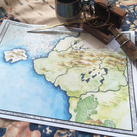 Load image into Gallery viewer, Map of North Faerûn | Dungeons &amp; Dragons Map  | GM Tools
