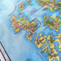 Load image into Gallery viewer, Map of Moonshae | Dungeons &amp; Dragons Map  | GM Tools | Faerûn
