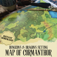 Load image into Gallery viewer, Map of Cormanthor | Dungeons &amp; Dragons Map  | GM Tools | Faerûn
