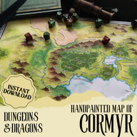 Load image into Gallery viewer, Map of Cormyr | Dungeons &amp; Dragons Map  | GM Tools | Faerûn
