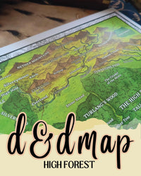 Load image into Gallery viewer, Map of the High Forest | Dungeons &amp; Dragons Map  | GM Tools | Faerûn

