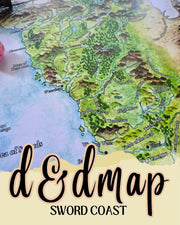 Map of the Sword Coast | DnD Map | Game Master Tools | Faerûn
