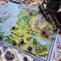 Load image into Gallery viewer, Map of the Sword Coast | DnD Map | Game Master Tools | Faerûn
