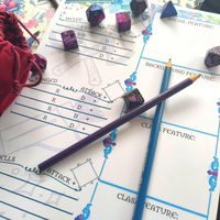 Load image into Gallery viewer, DnD Character Sheet | Blue
