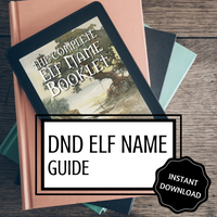 Load image into Gallery viewer, The Complete Elf Name Booklet | Name Your D&amp;D Elf!
