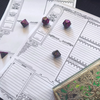 Load image into Gallery viewer, DnD Player Character Sheet &amp; Notes Bundle

