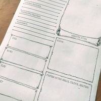 Load image into Gallery viewer, NPC Character Sheet | Adventure Theme | DnD Resources
