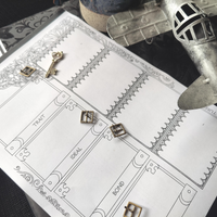 Load image into Gallery viewer, DnD Character Sheet | Dark Academia
