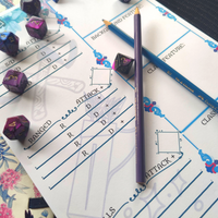 Load image into Gallery viewer, DnD Character Sheet | Blue
