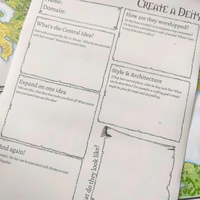 Load image into Gallery viewer, Fantasy Deity Planner for D&amp;D (and other RPGs)
