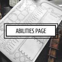 Load image into Gallery viewer, DnD Character Sheet | Dark Academia
