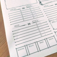 Load image into Gallery viewer, NPC Character Sheet | Adventure Theme | DnD Resources
