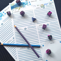 Load image into Gallery viewer, DnD Character Sheet | Blue
