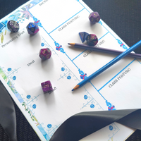 Load image into Gallery viewer, DnD Character Sheet | Blue
