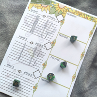 Load image into Gallery viewer, DnD Character Sheet | Sunflower

