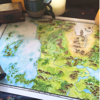 Load image into Gallery viewer, Map of the Sword Coast | DnD Map | Game Master Tools | Faerûn
