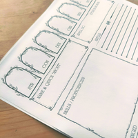 Load image into Gallery viewer, NPC Character Sheet | Adventure Theme | DnD Resources
