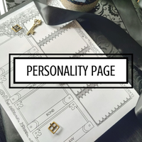 Load image into Gallery viewer, DnD Character Sheet | Dark Academia
