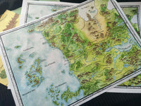 Load image into Gallery viewer, Map of the Sword Coast | DnD Map | Game Master Tools | Faerûn
