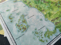 Load image into Gallery viewer, Map of the Sword Coast | DnD Map | Game Master Tools | Faerûn
