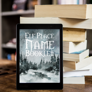 Elf Place Name Booklet